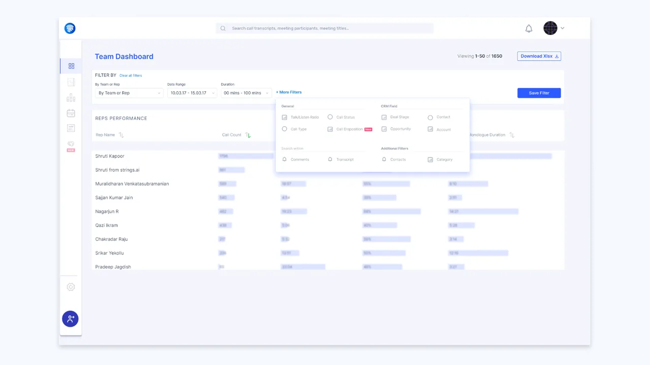 Wingman interface in use