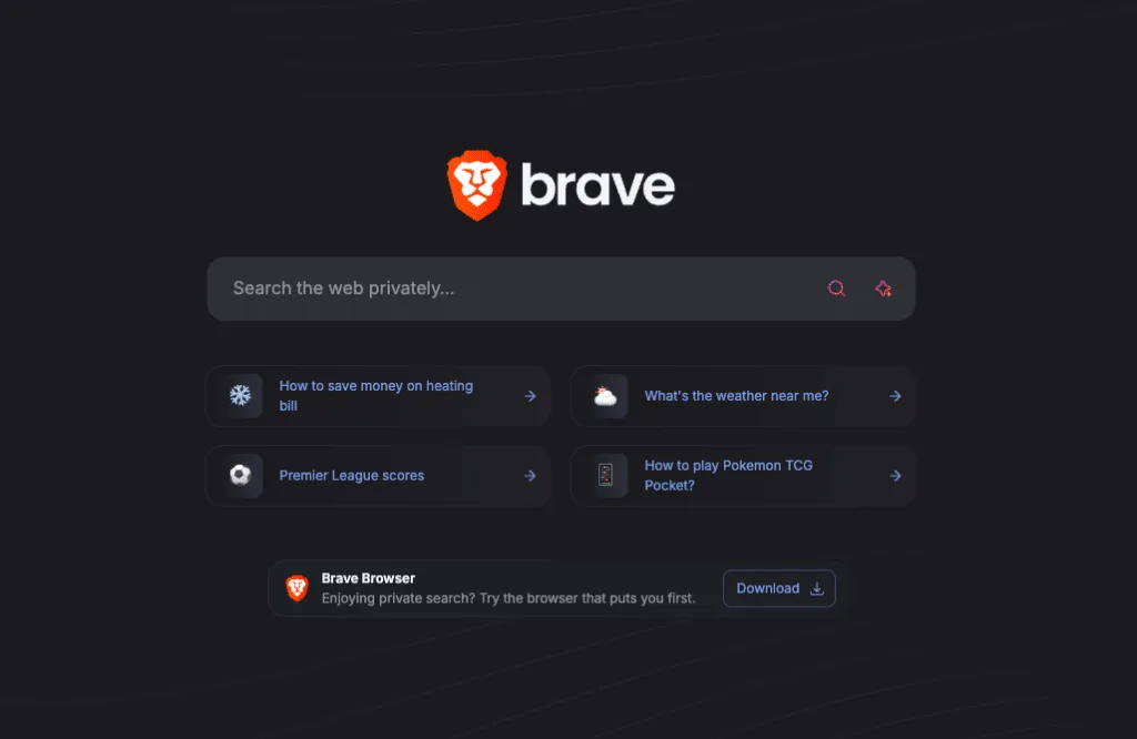Yep in action, search AI tool