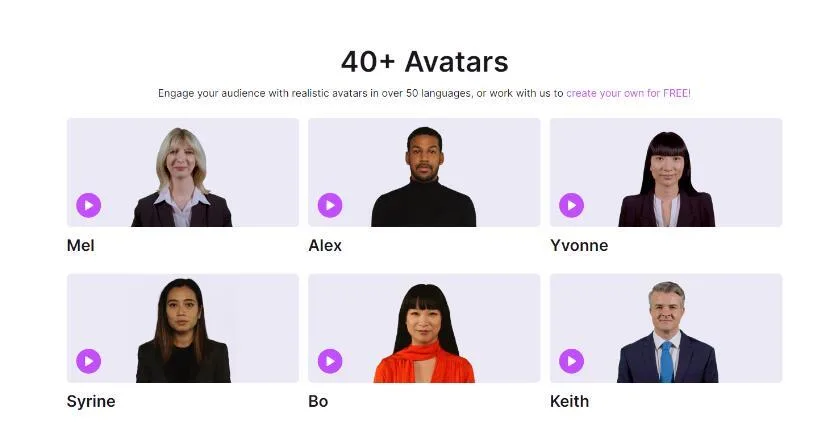 Yepic AI in action, video AI tool