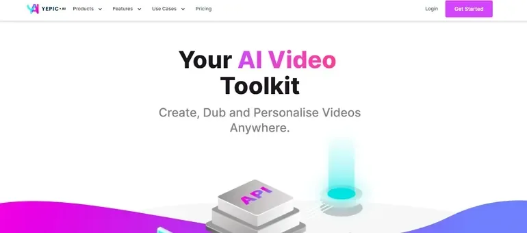 Yepic AI dashboard view